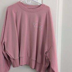 COACH Pink Sweatshirt XL